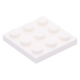 LEGO lapos elem 3x3, fehér (11212)